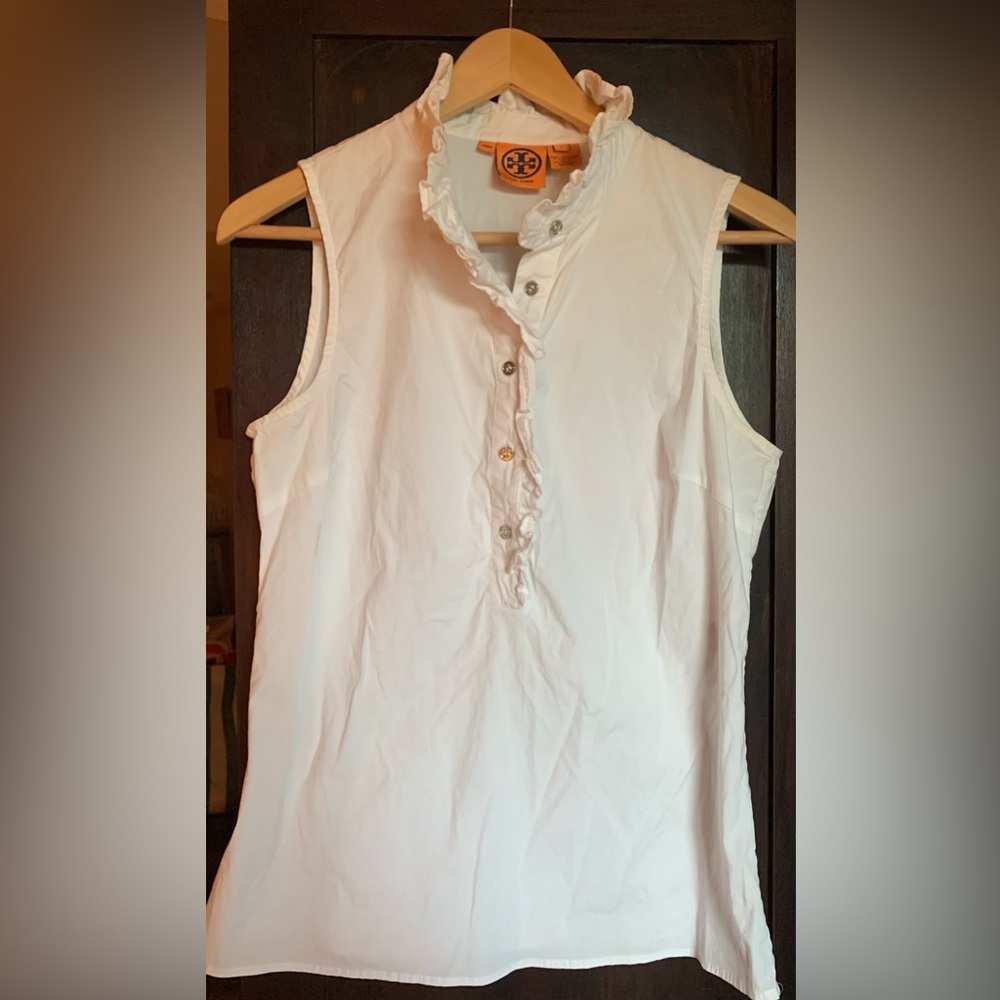 Tory Burch white cotton Blouse